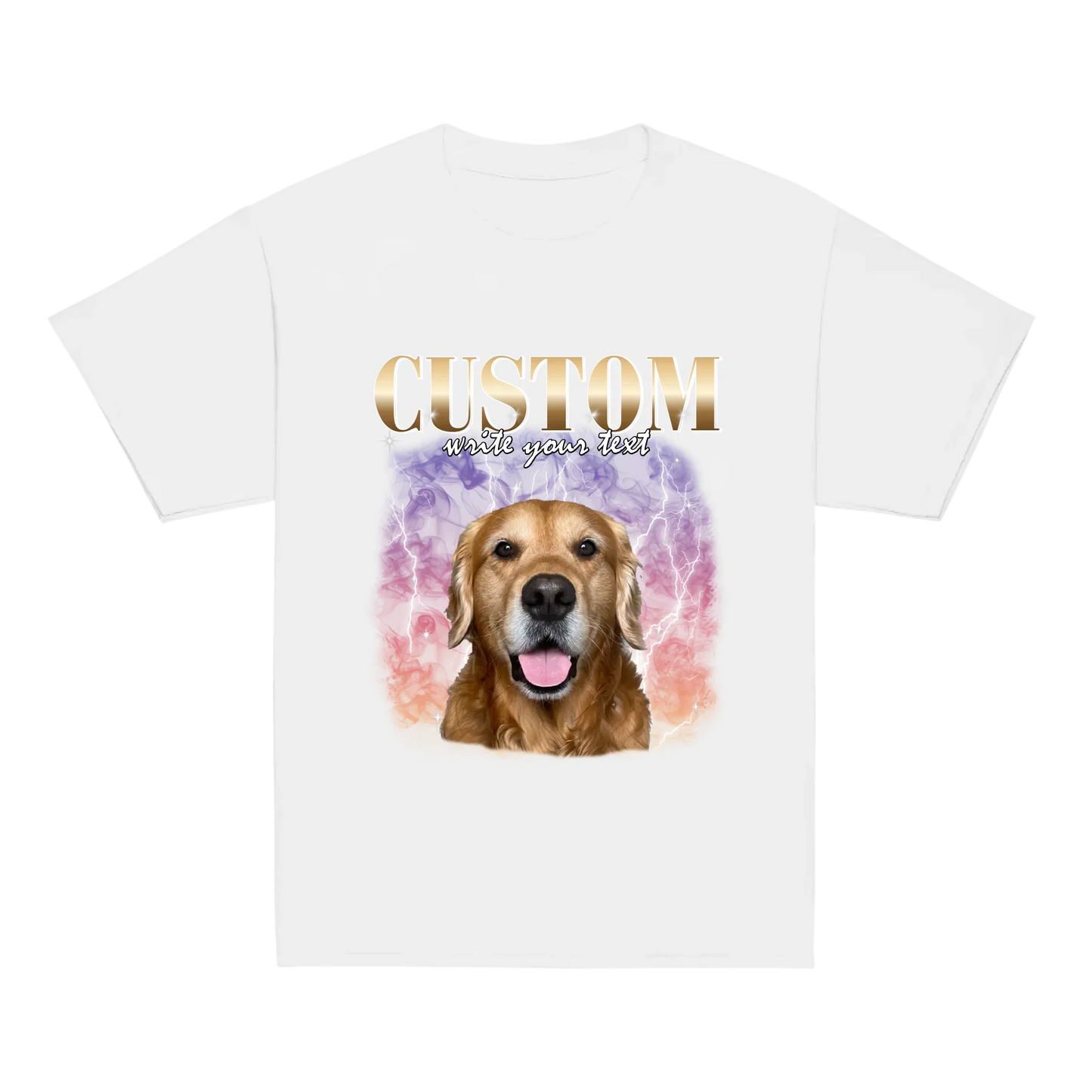 Custom Vintage Style Pet T-Shirt product gallery view 8