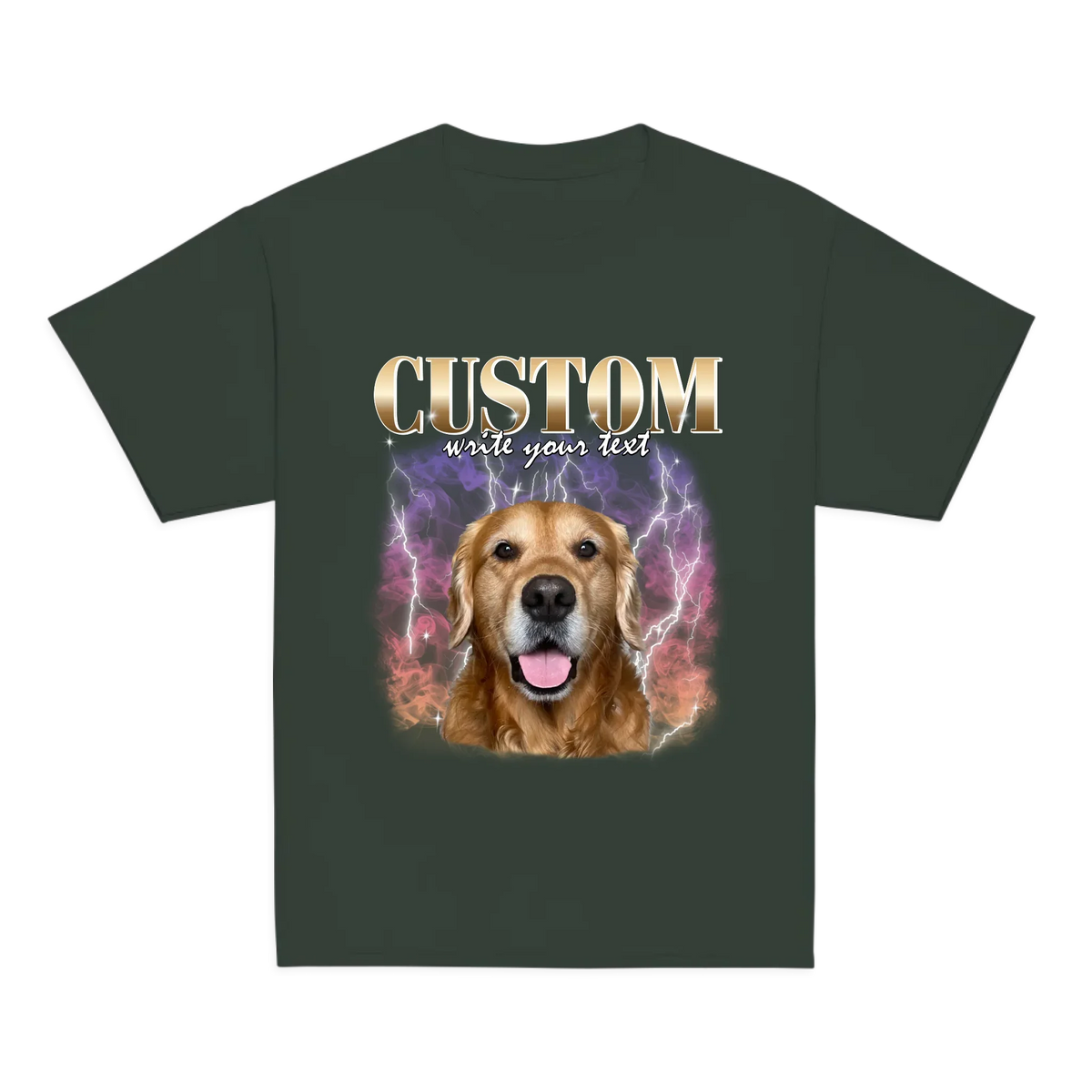Custom Vintage Style Pet T-Shirt product gallery view 13