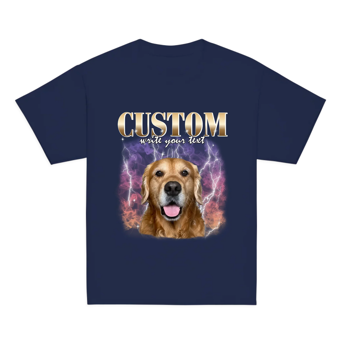 Custom Vintage Style Pet T-Shirt product gallery view 14