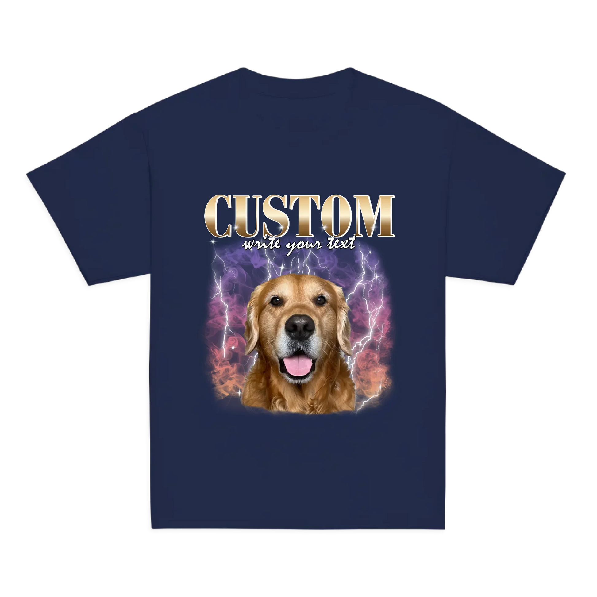 Custom Vintage Style Pet T-Shirt product gallery view 14