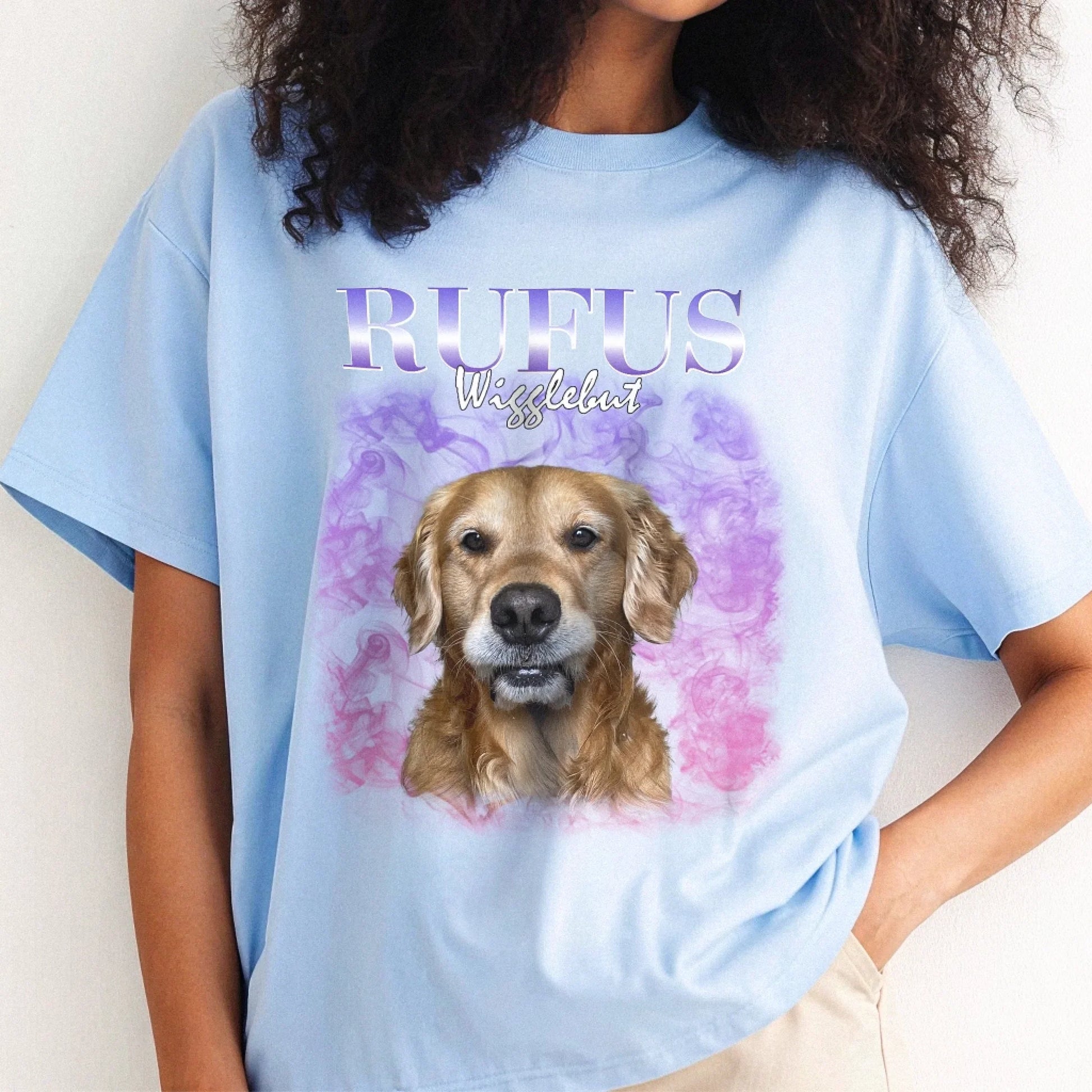 Custom Vintage Style Pet T-Shirt product gallery view 5