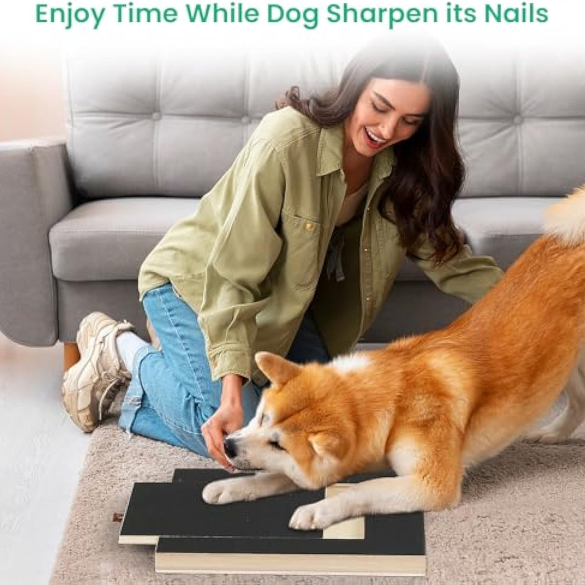 Dog Nail Scratch Board with Treat Box — product gallery view 3
