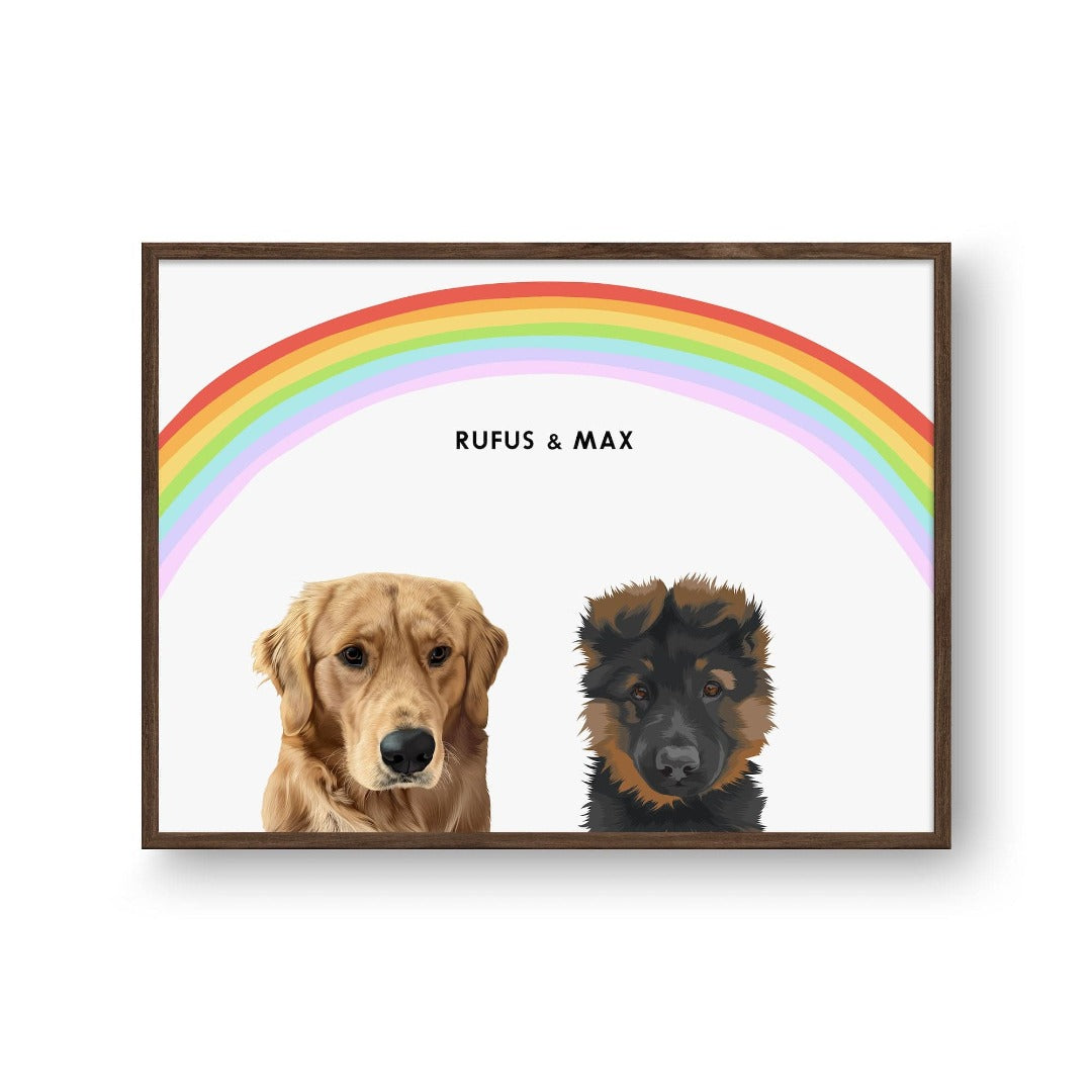 Modern Pet Portrait - Two Pets product gallery view 20