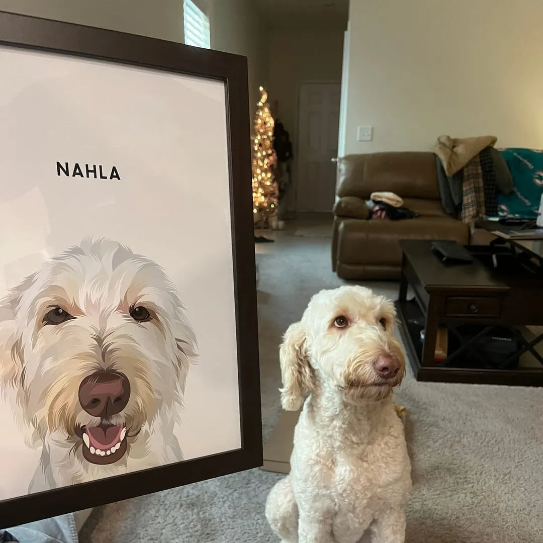 Modern Pet Portrait - One Pet — Modern Pet Portrait One Pet