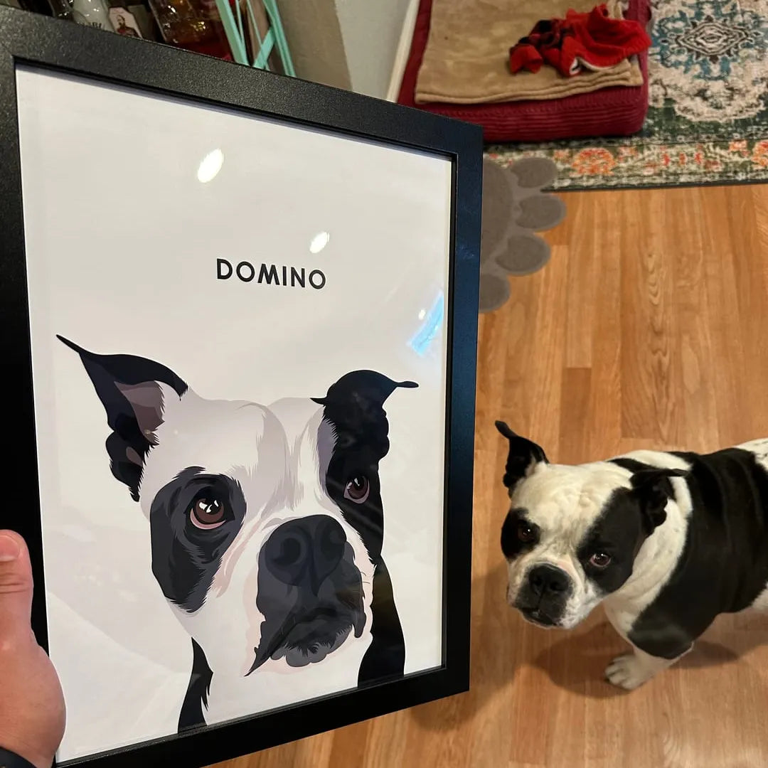 Modern Pet Portrait - One Pet — Modern Pet Portrait One Pet