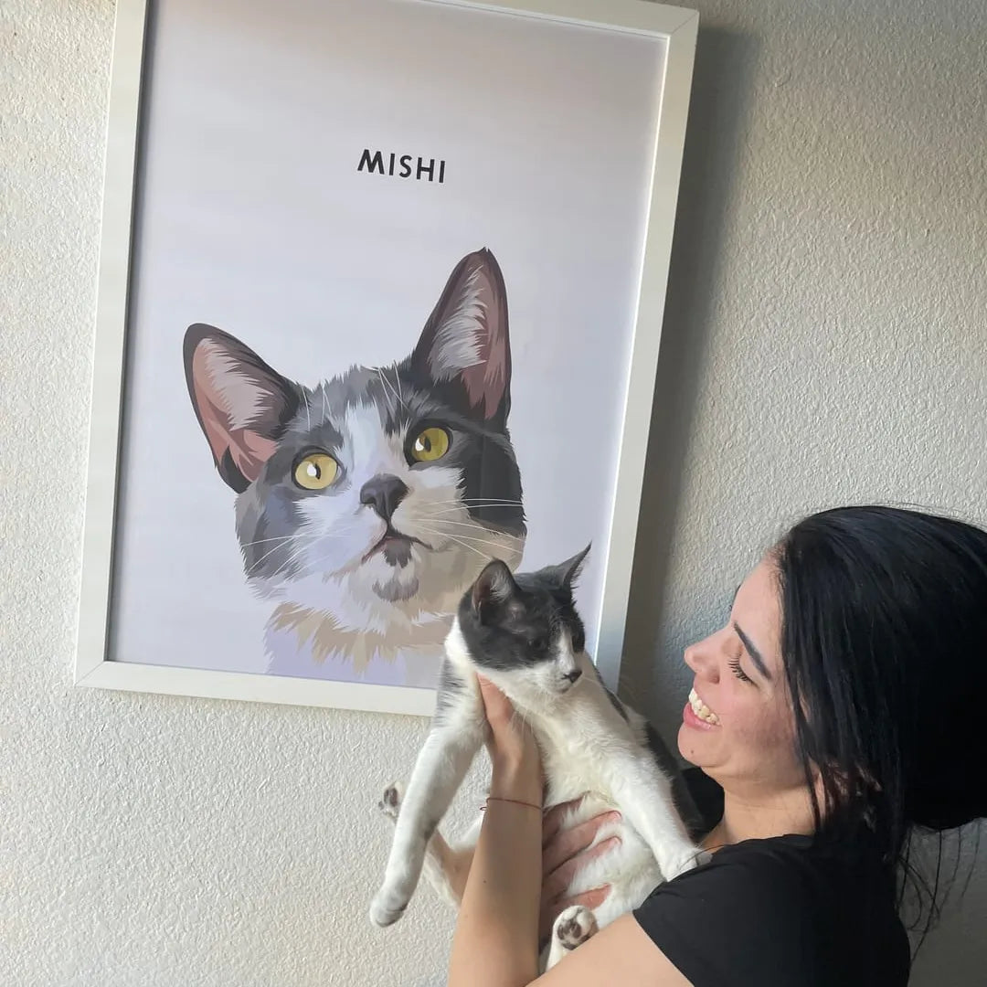 Modern Pet Portrait - One Pet — Modern Pet Portrait One Pet