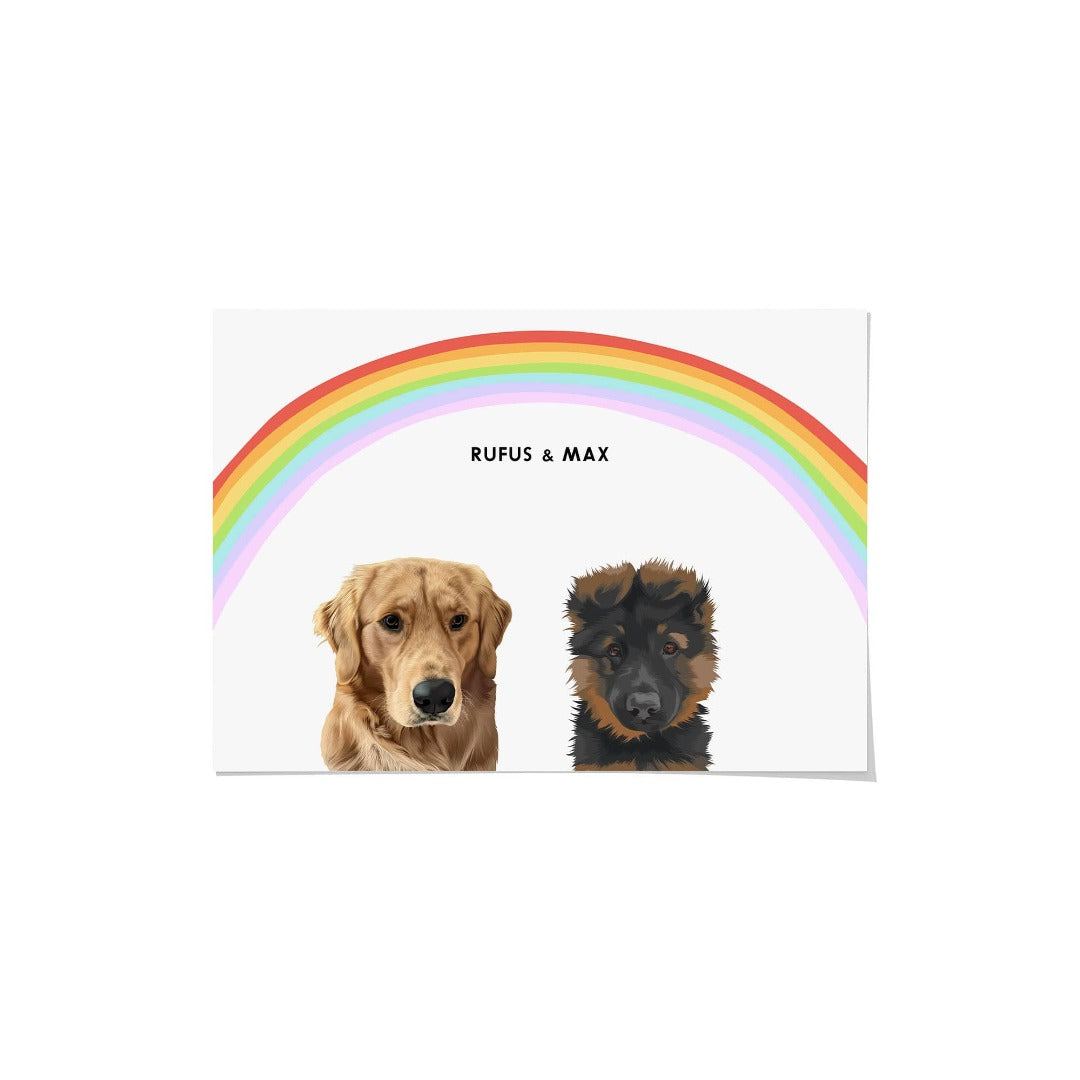 Modern Pet Portrait - Two Pets product gallery view 19