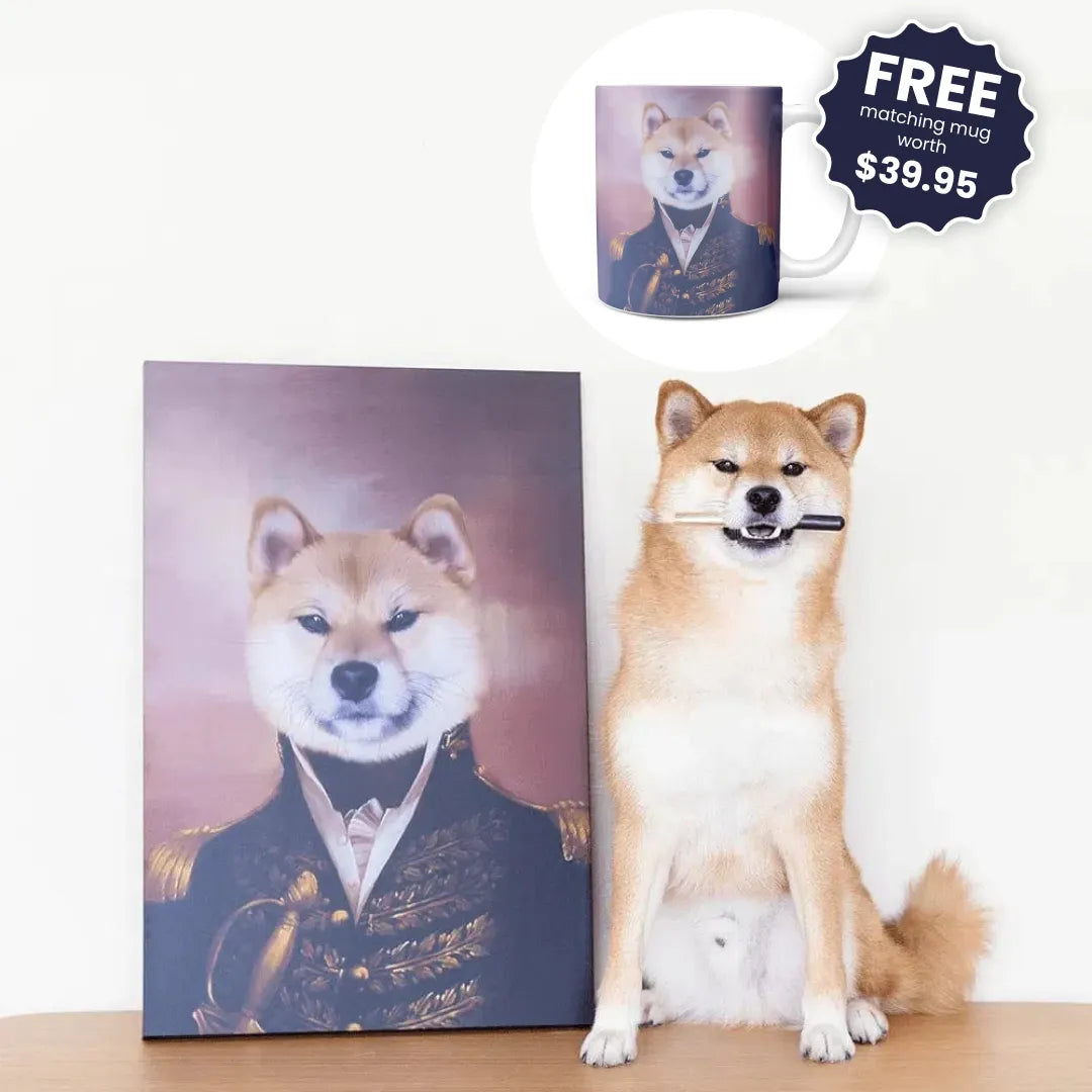 The General - Custom Pet Canvas product gallery view 1