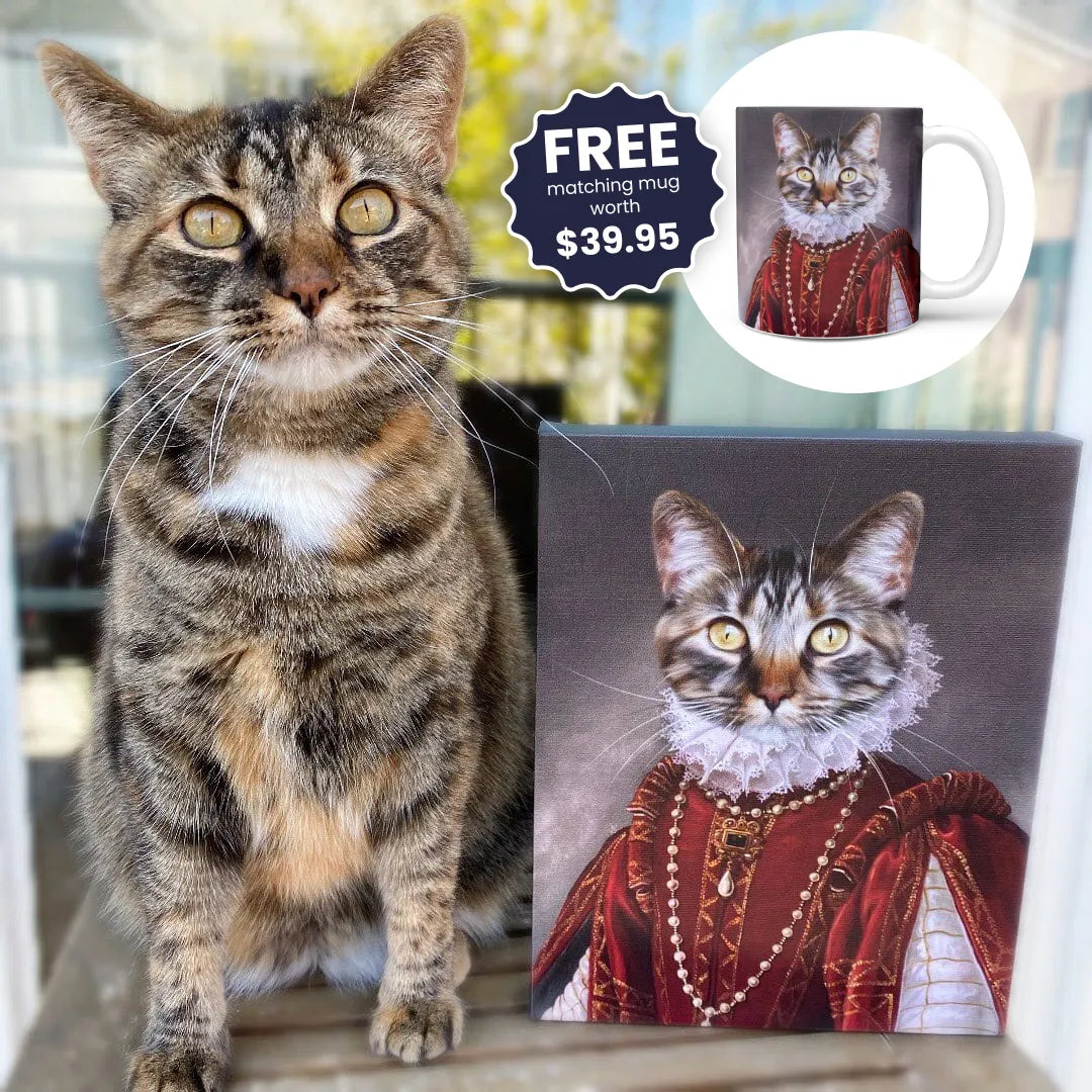 The Queen of Roses - Custom Pet Canvas product gallery view 1
