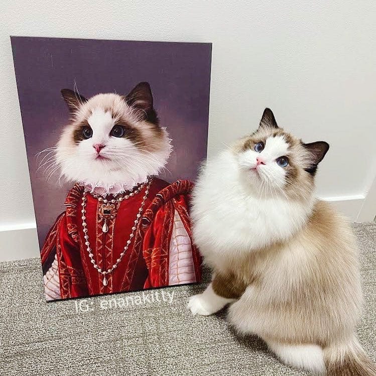 The Queen of Roses - Custom Pet Canvas product gallery view 19