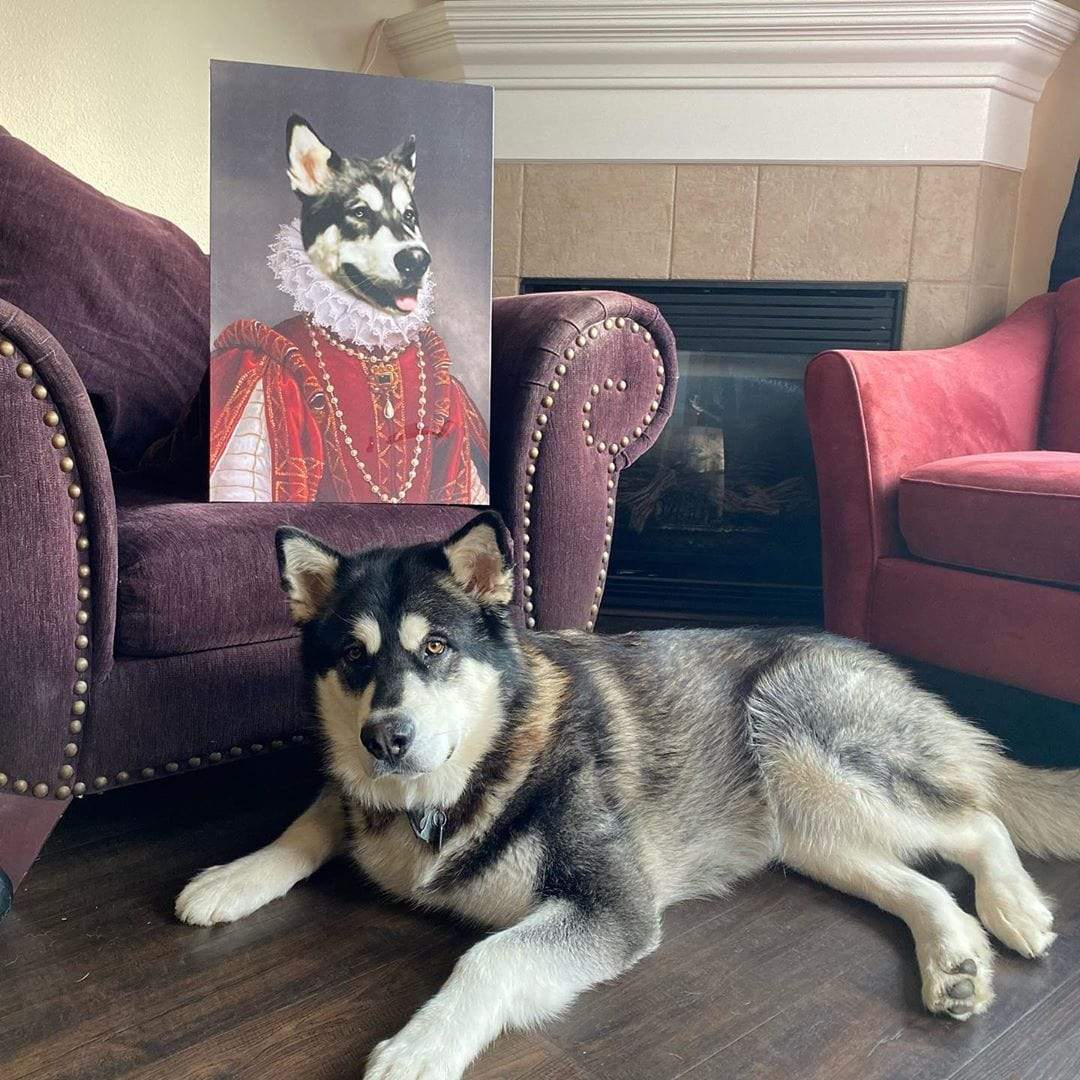 The Queen of Roses - Custom Pet Canvas product gallery view 20