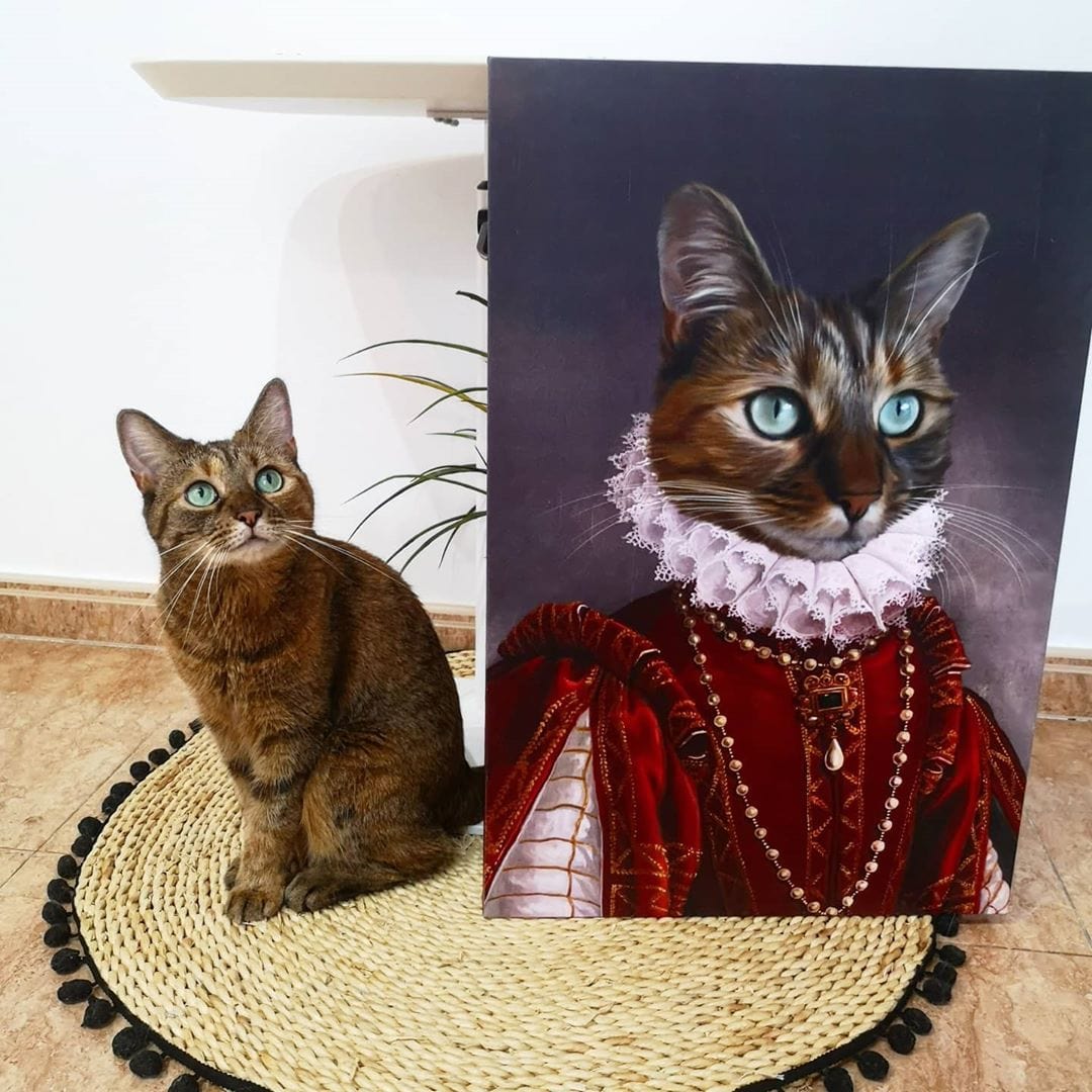 The Queen of Roses - Custom Pet Canvas product gallery view 12