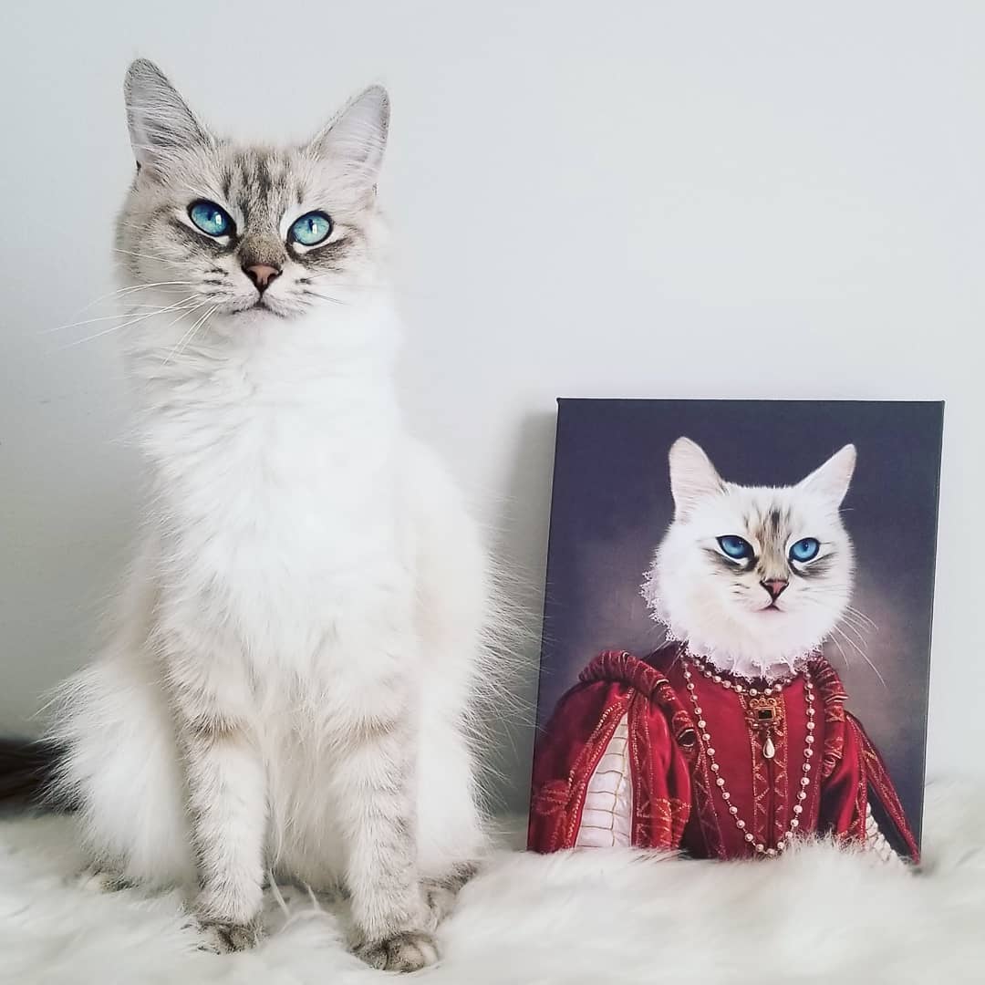 The Queen of Roses - Custom Pet Canvas product gallery view 9